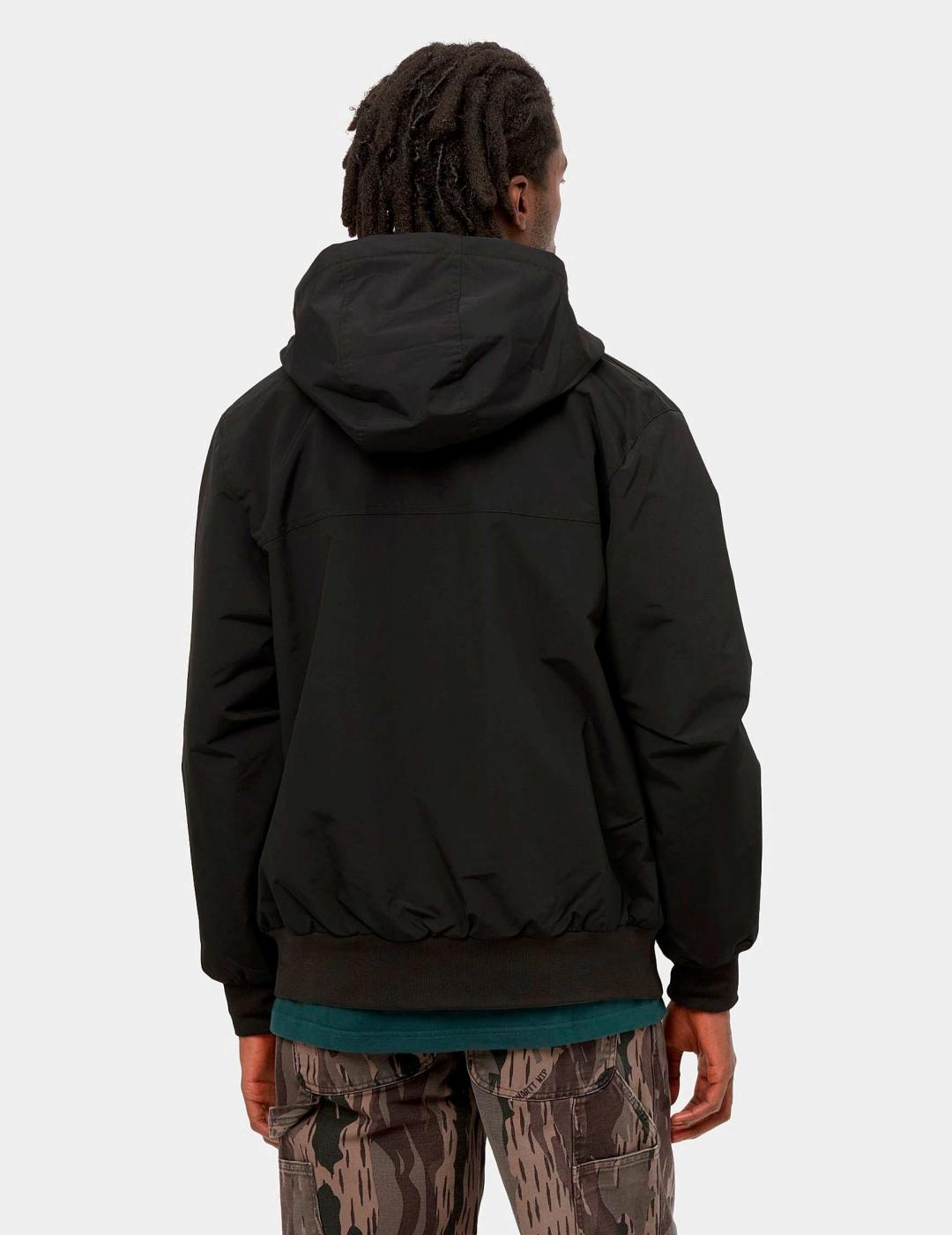 Cazadora CARHARTT WIP HOODED SAIL - Black / White