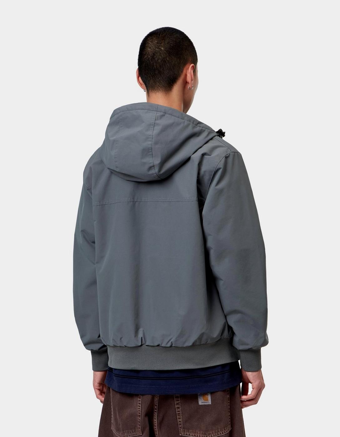 Cazadora CARHARTT WIP HOODED SAIL - Styx / White