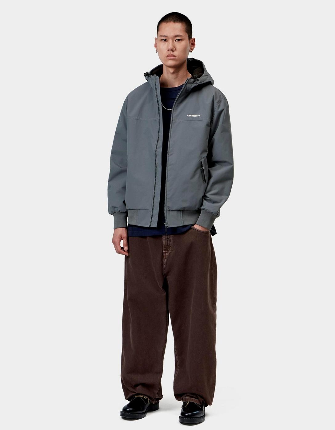 Cazadora CARHARTT WIP HOODED SAIL - Styx / White