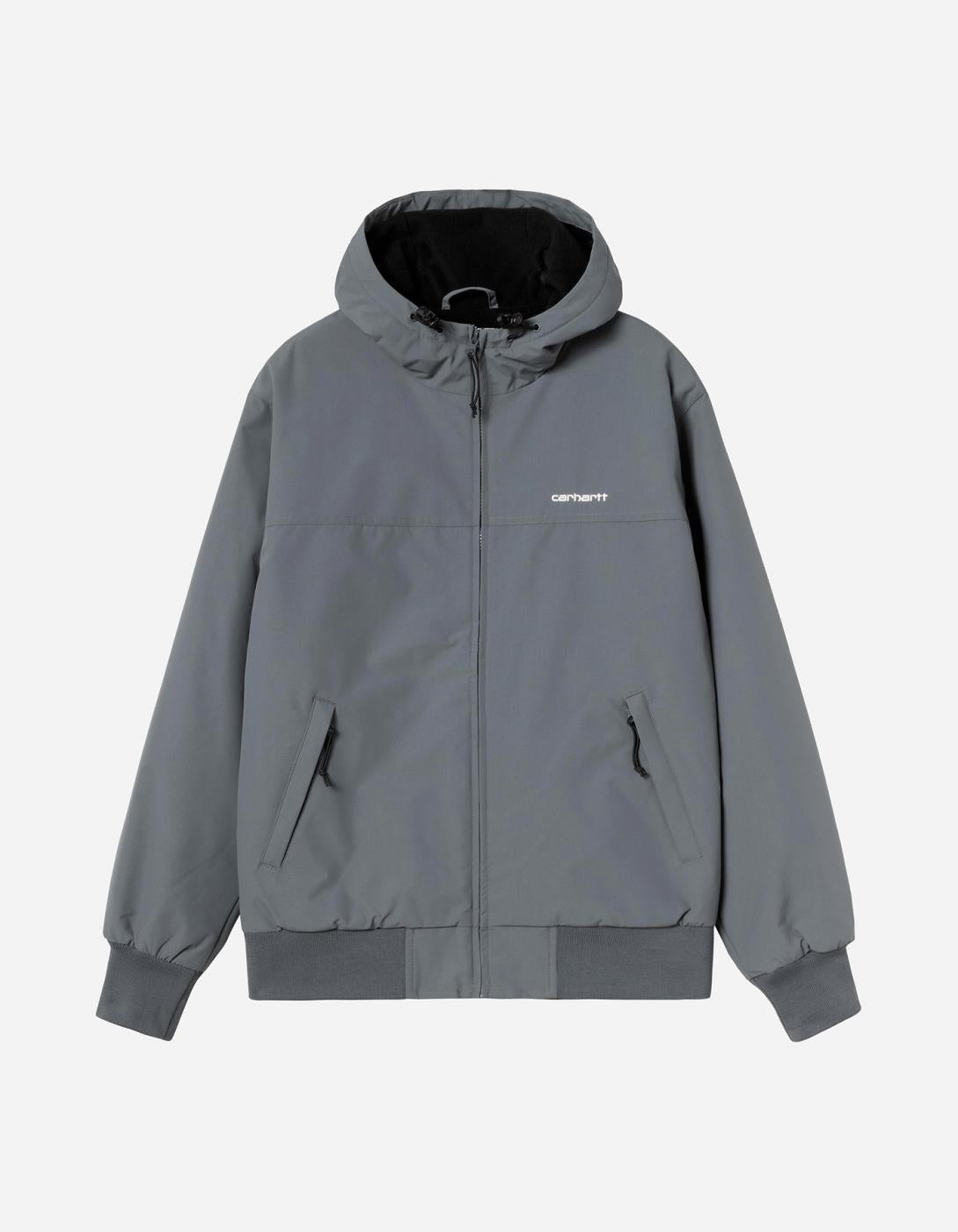 Cazadora CARHARTT WIP HOODED SAIL - Styx / White