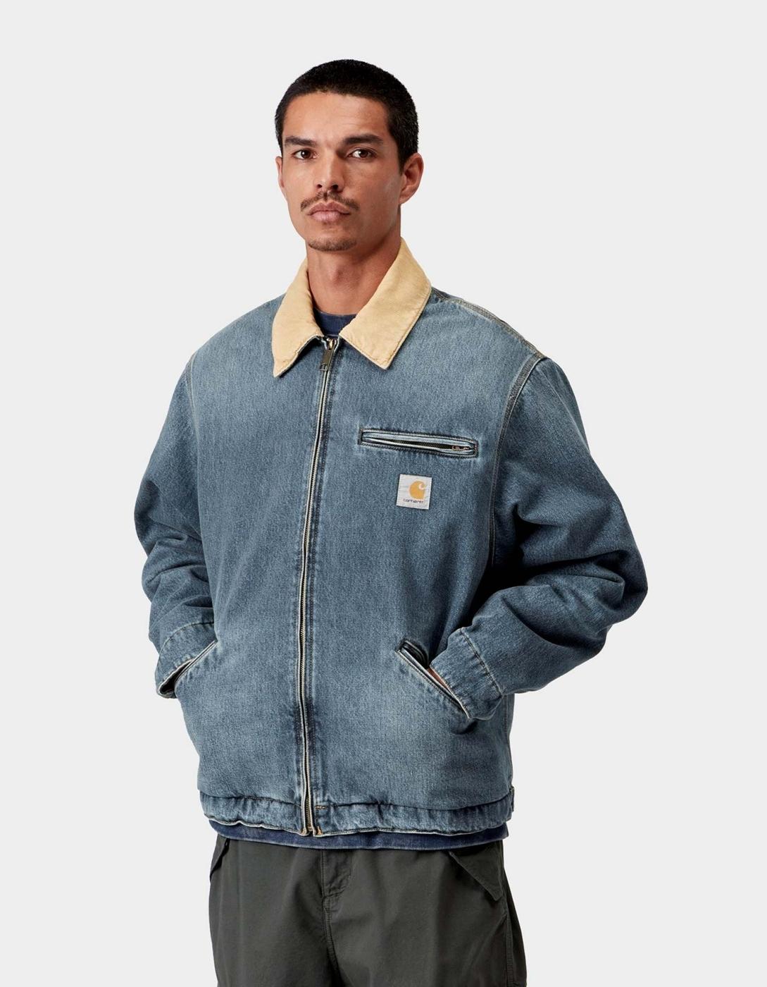 Cazadora CARHARTT WIP OG DETROIT - Blue / Dusty H Brown