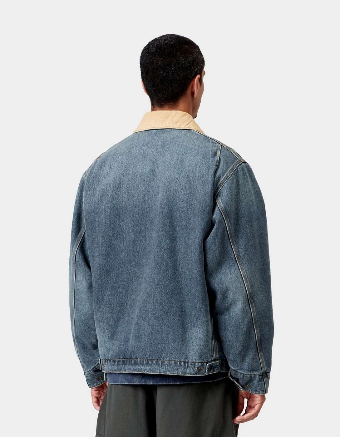 Cazadora CARHARTT WIP OG DETROIT - Blue / Dusty H Brown