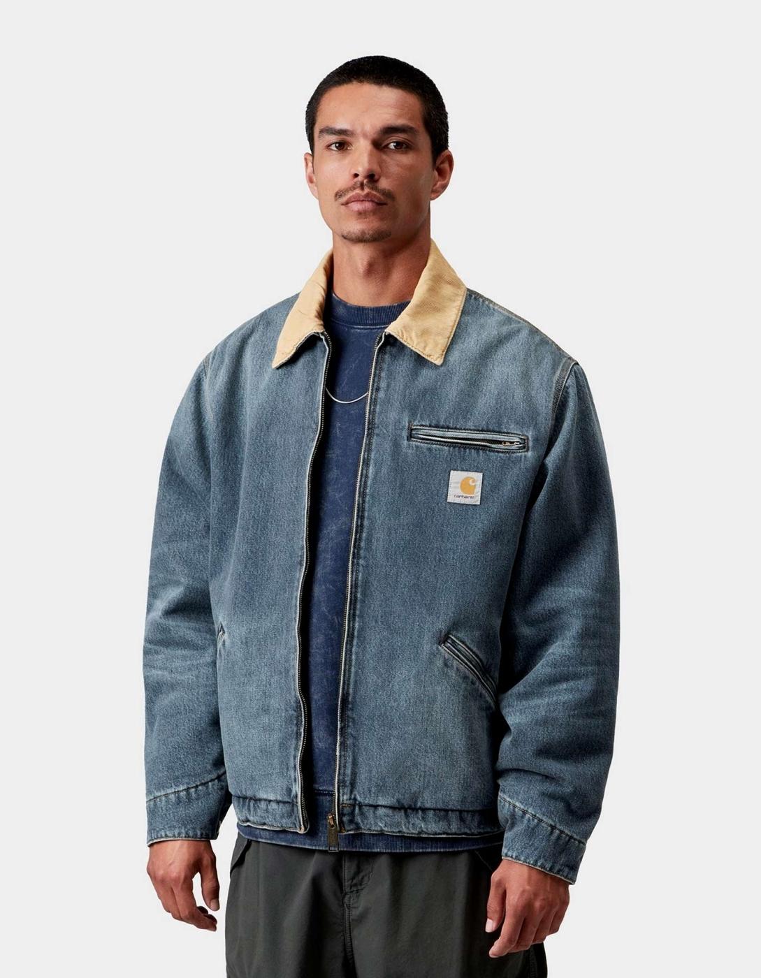 Cazadora CARHARTT WIP OG DETROIT - Blue / Dusty H Brown