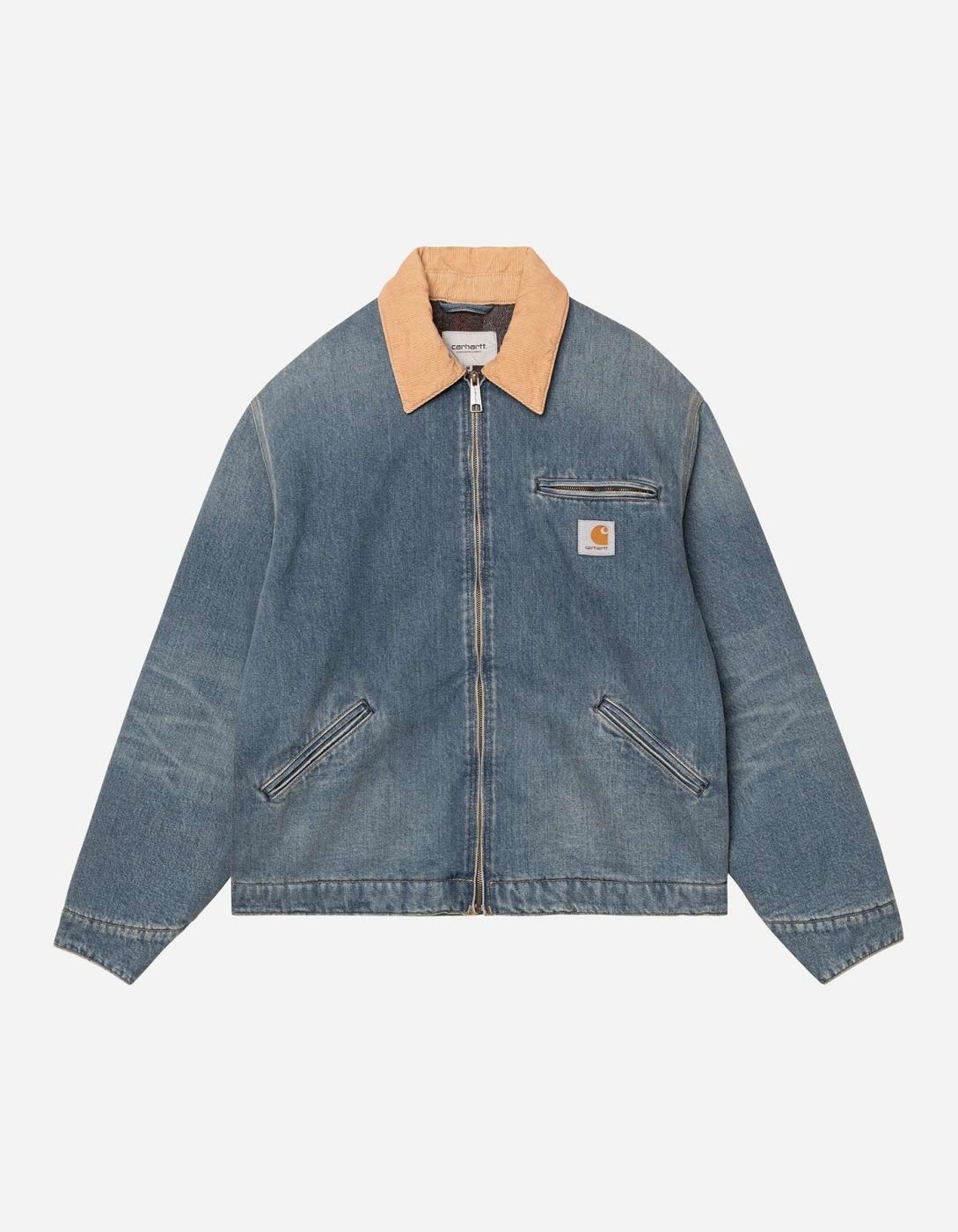 Cazadora CARHARTT WIP OG DETROIT - Blue / Dusty H Brown