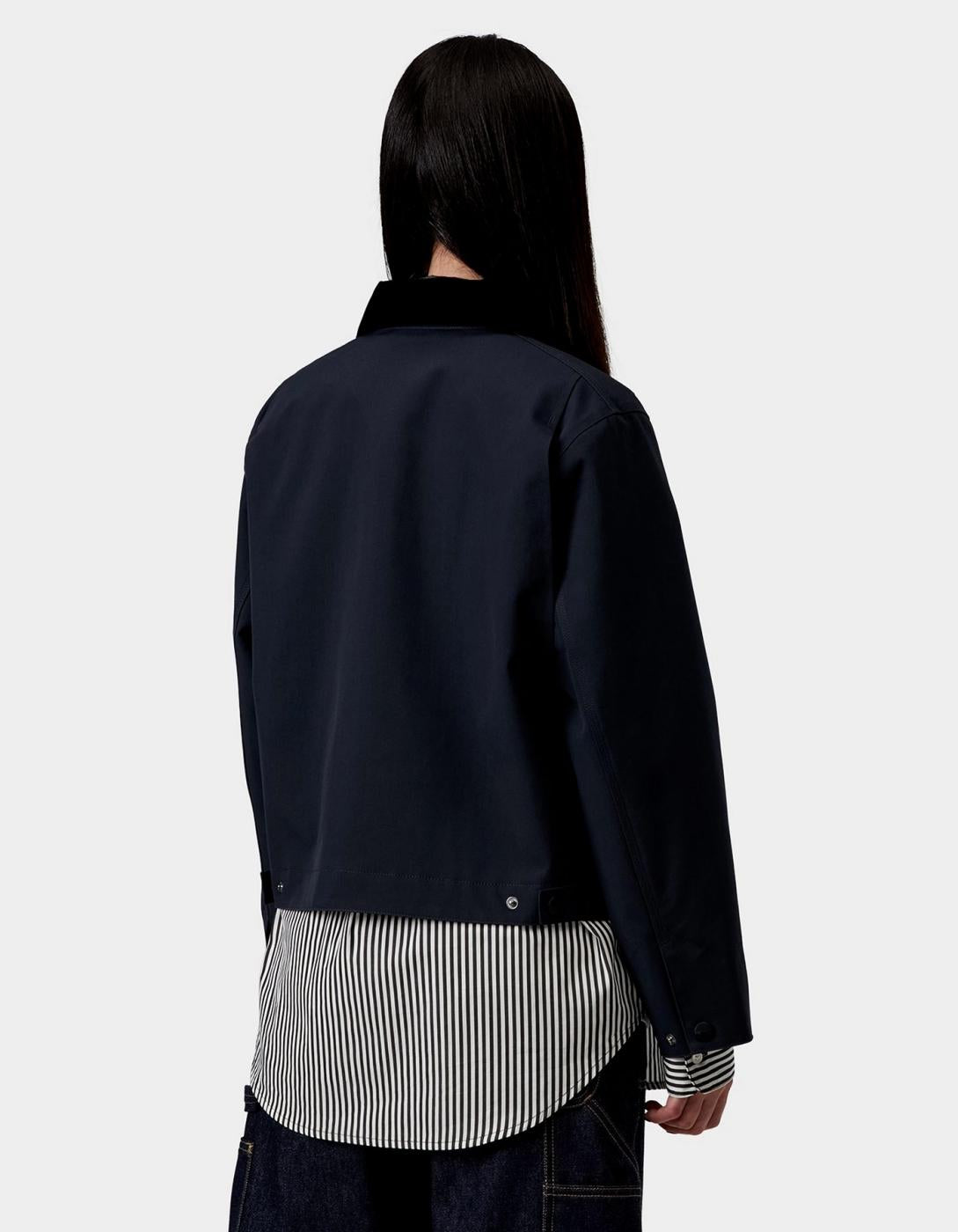 Cazadora CARHARTT WIP W' NEWKIRK SUMMER - Deep Night / Black