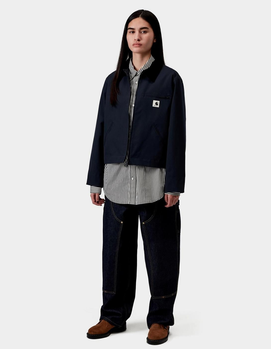 Cazadora CARHARTT WIP W' NEWKIRK SUMMER - Deep Night / Black