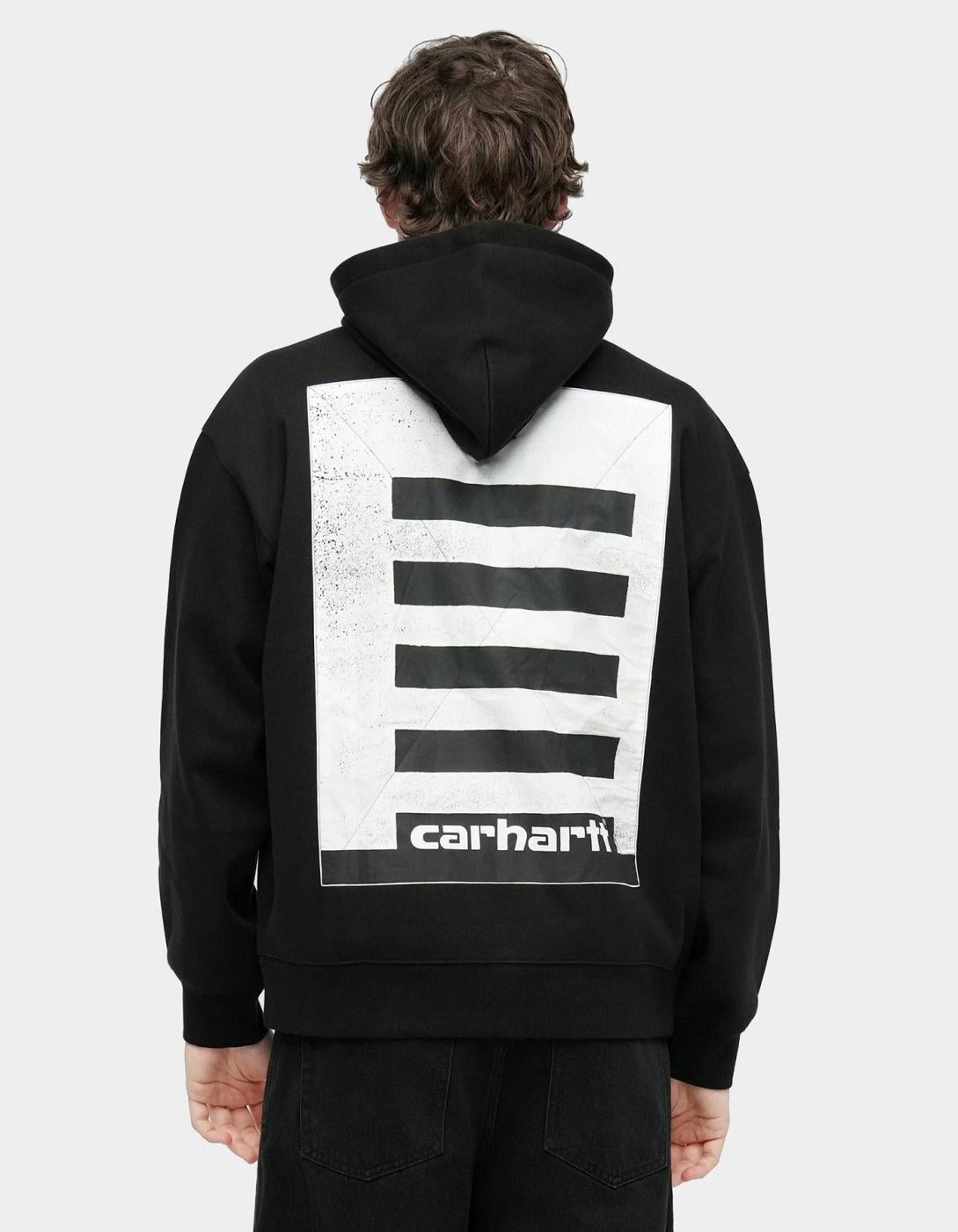 Cazadora HOODED ARCHIVE LINES - Black