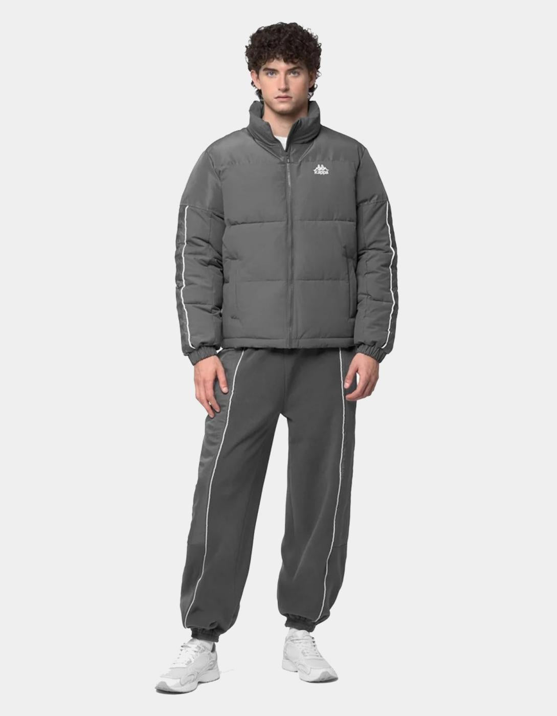Cazadora KAPPA ONREL - Grey Charcoal/White Natural