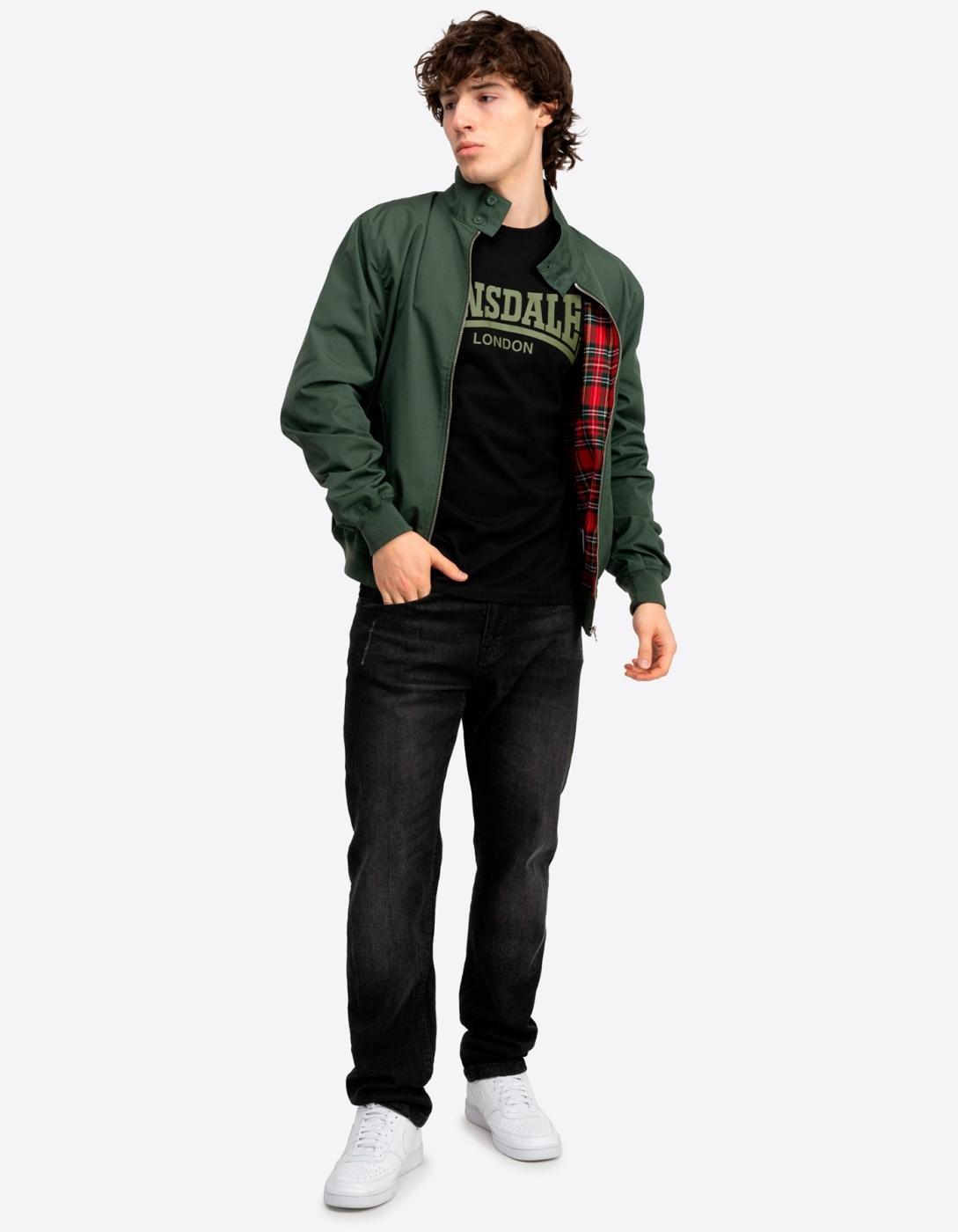 Cazadora Lonsdale HARRINGTON CLASSIC - Olive/Black