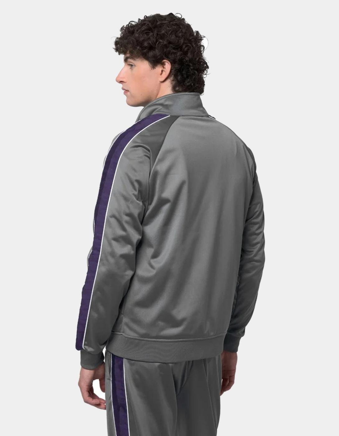 Chaqueta ANNISTON SLIM - Grey Charcoal/Violet Anil