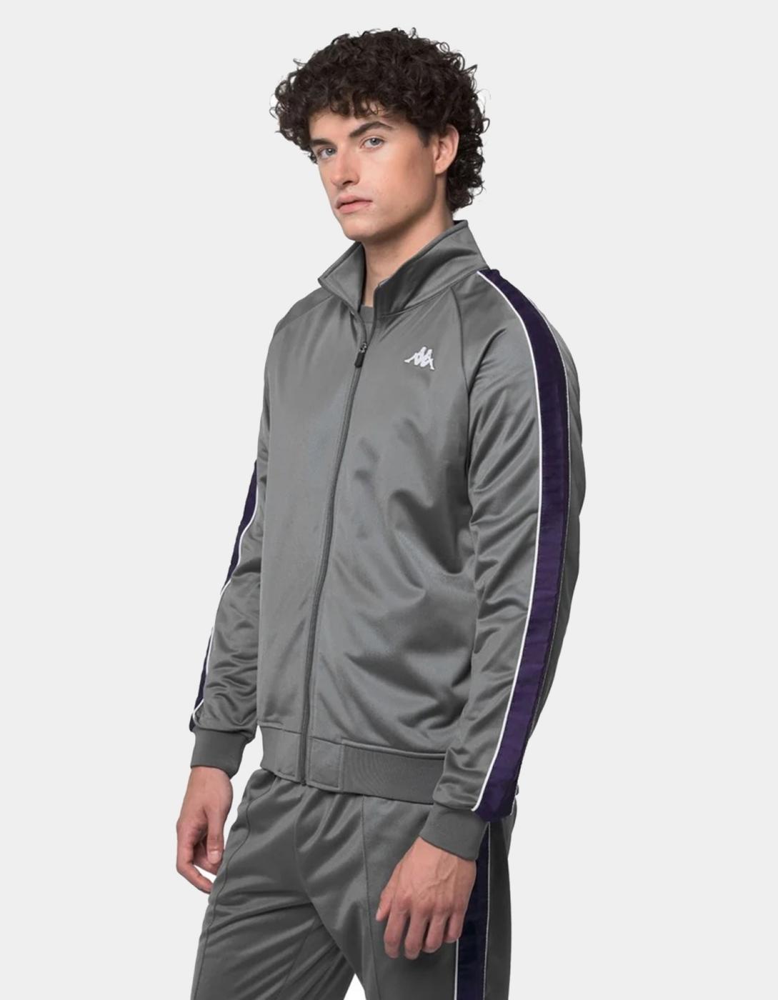 Chaqueta ANNISTON SLIM - Grey Charcoal/Violet Anil
