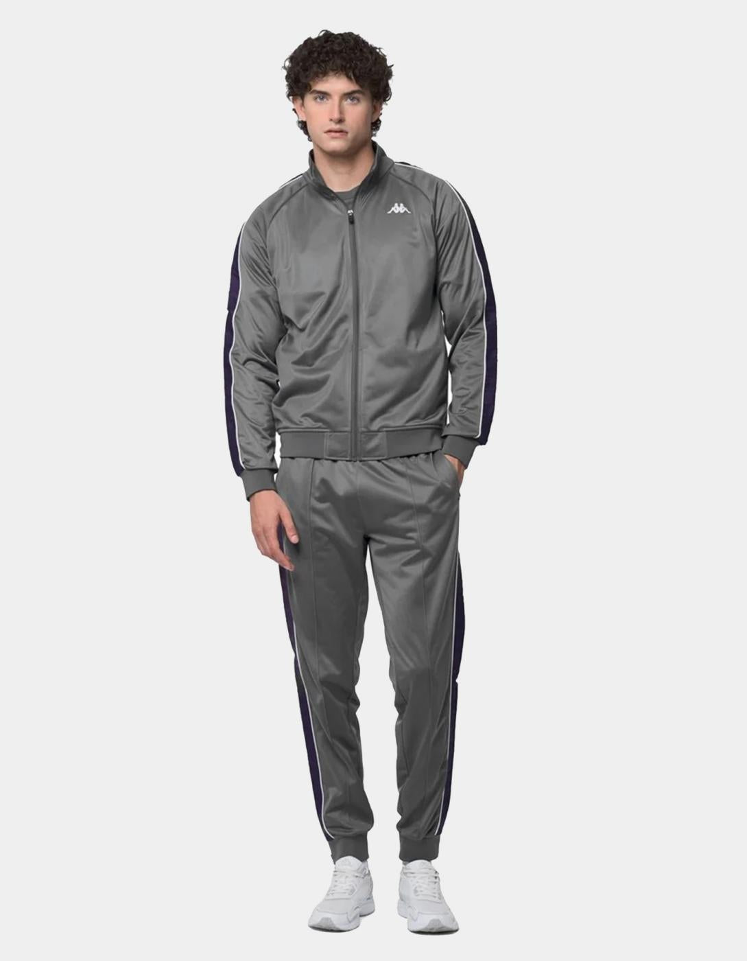 Chaqueta ANNISTON SLIM - Grey Charcoal/Violet Anil