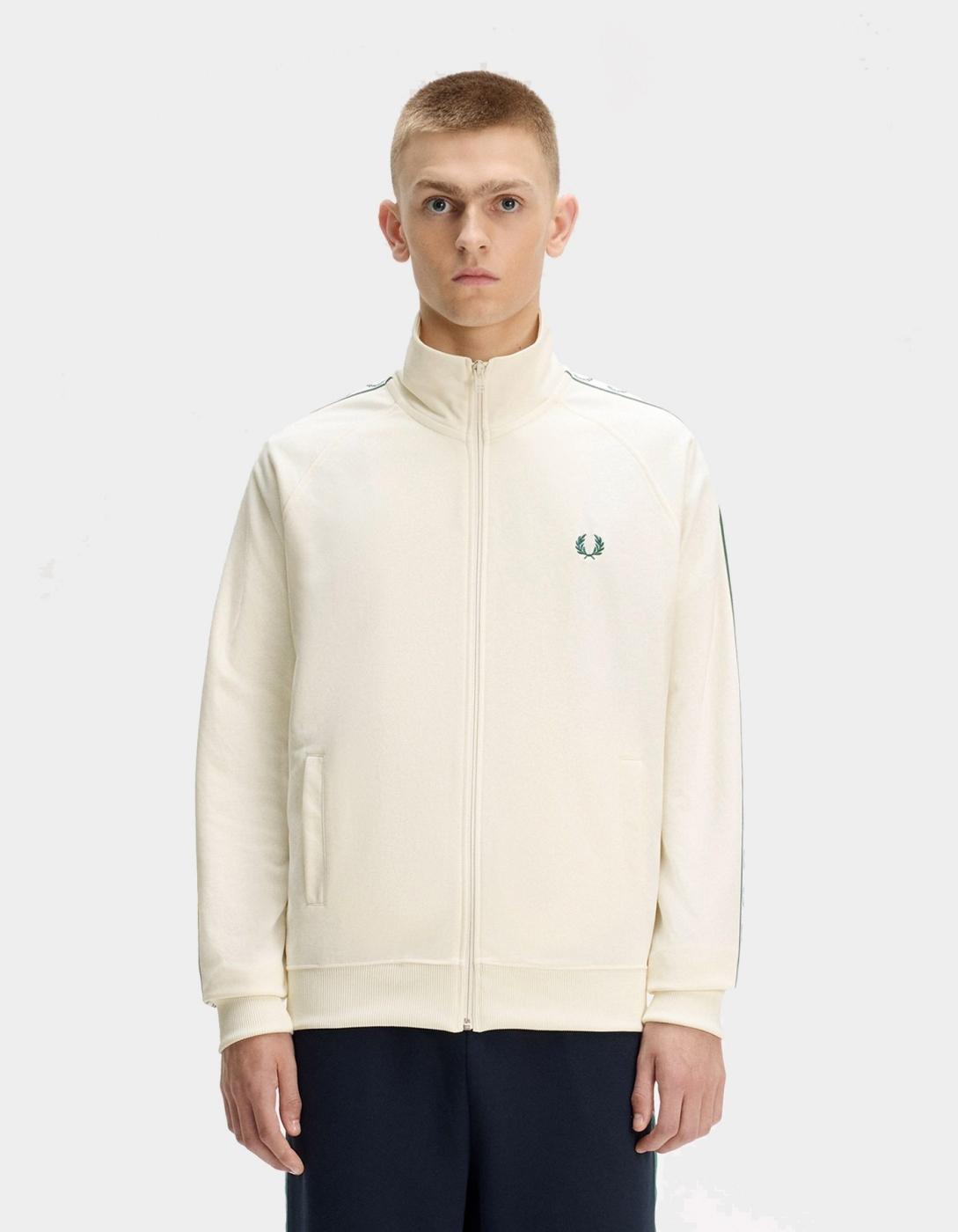 Chaqueta FRED PERRY CONTRAST TAPE TRACK - Ecru