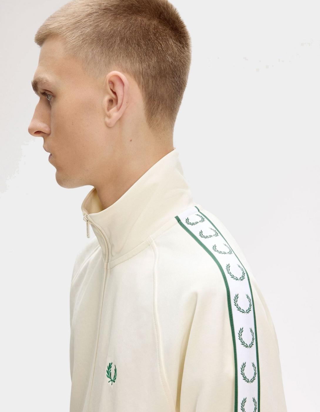 Chaqueta FRED PERRY CONTRAST TAPE TRACK - Ecru