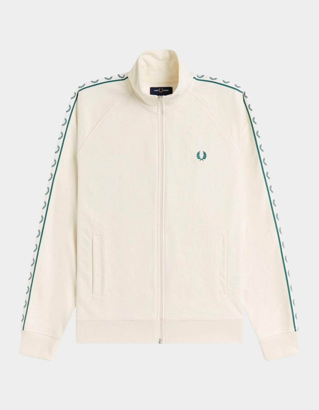 Chaqueta FRED PERRY CONTRAST TAPE TRACK - Ecru