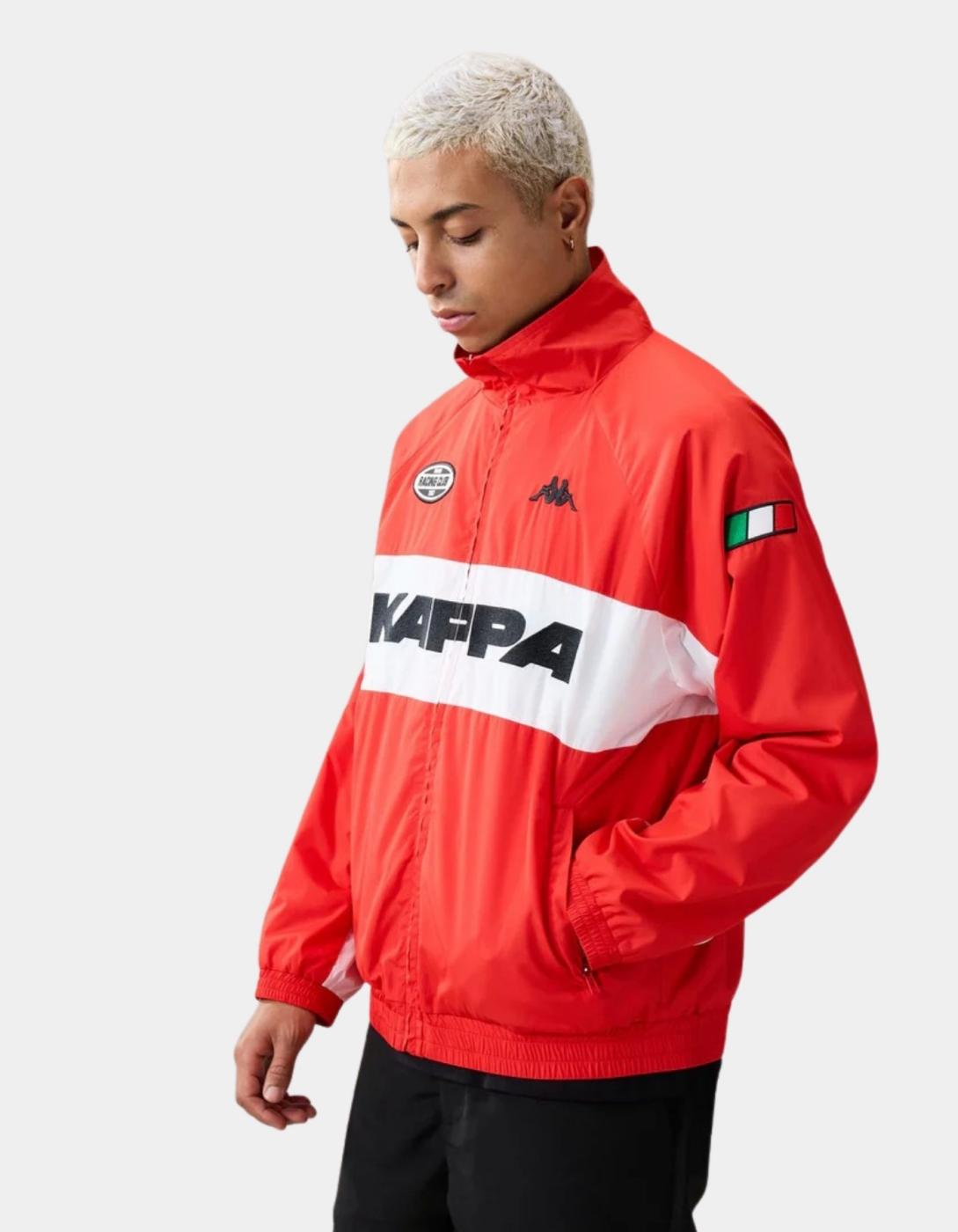 Chaqueta KAPPA AUTHENTIC SULLIX - Red Md Coral/White/Bla