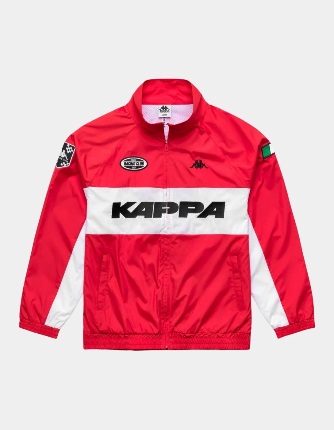 Chaqueta KAPPA AUTHENTIC SULLIX - Red Md Coral/White/Bla