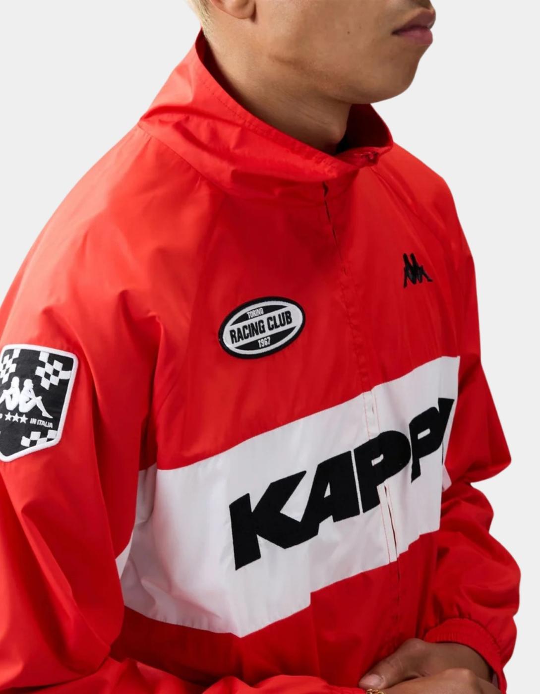 Chaqueta KAPPA AUTHENTIC SULLIX - Red Md Coral/White/Bla