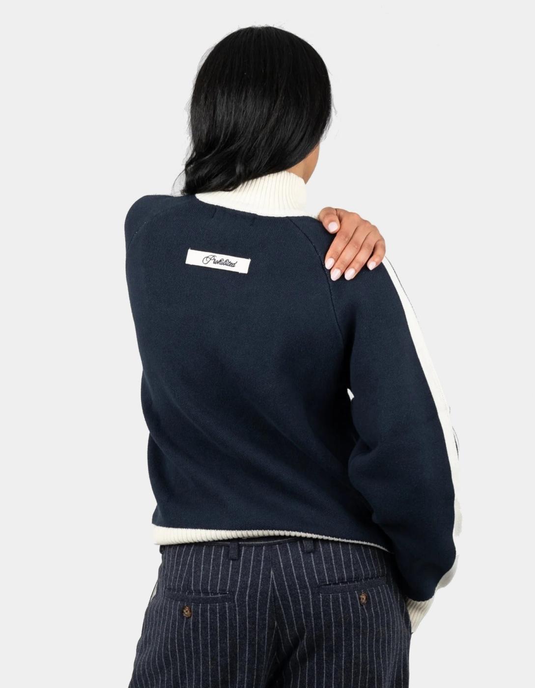 Chaqueta PROHIBITED LETTERMAN - Navy