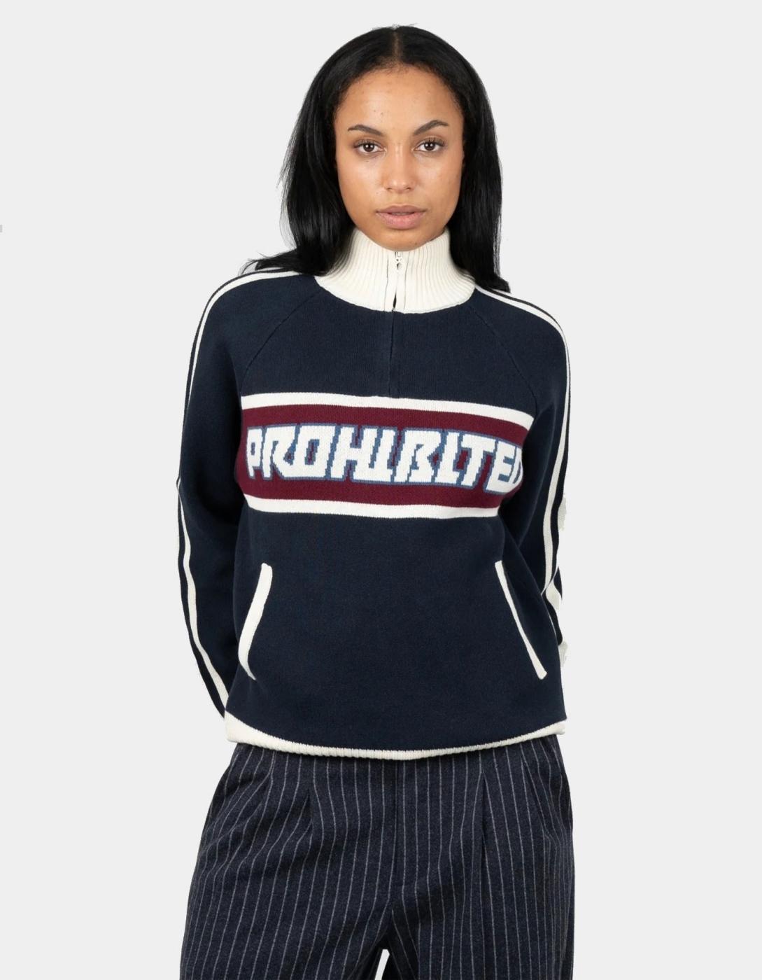 Chaqueta PROHIBITED LETTERMAN - Navy