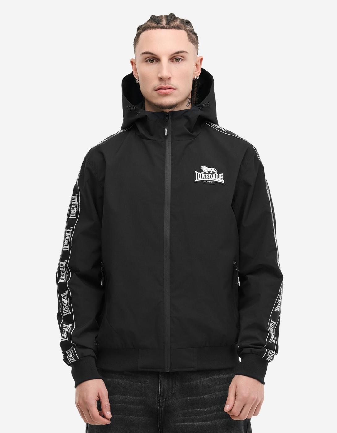 Chubasquero LONSDALE OUSTON - Black/White