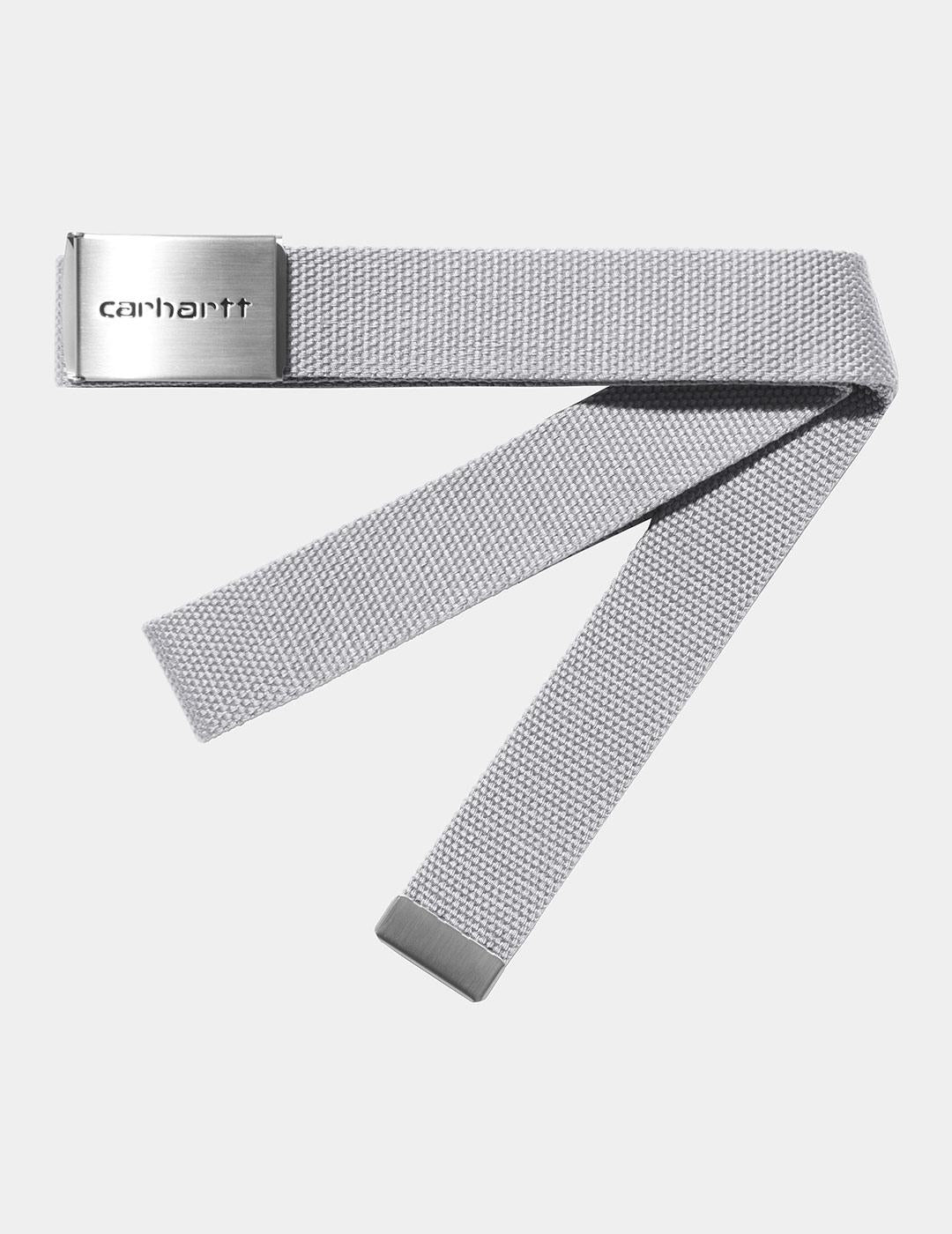 Cinturón CARHARTT WIP`CLIP CHROME- Sonic Silver
