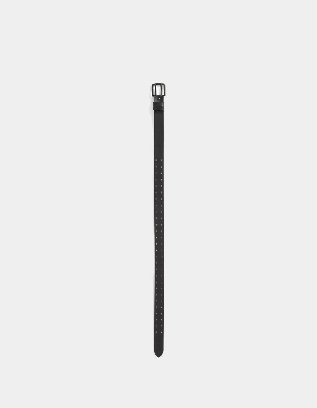 Cinturón VOLCOM TWO SPIKE LEATHER - Black