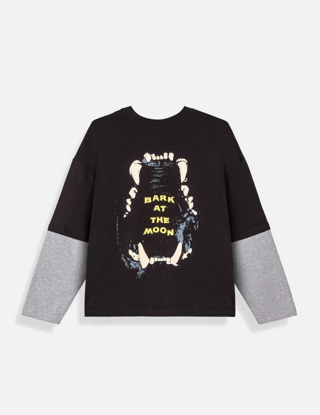 Cta. Manga Larga GRIMEY WILD ONE LAYERED - Black