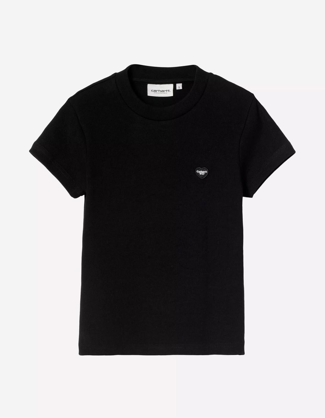 Cta. CARHARTT WIP W' SMALL HEART PATCH - Black / Black
