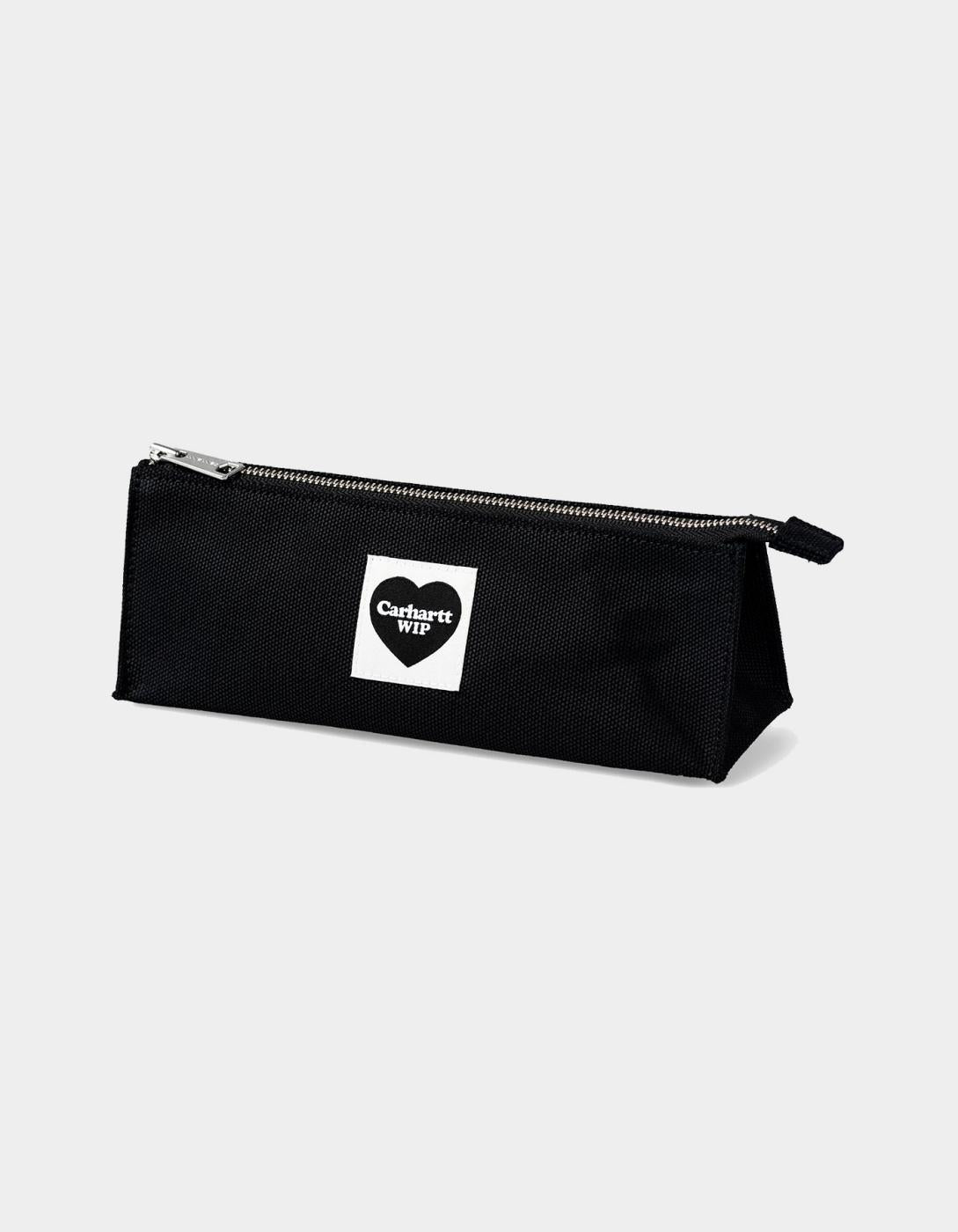 Estuche CARHARTT WIP HEART PENCIL CASE- Black