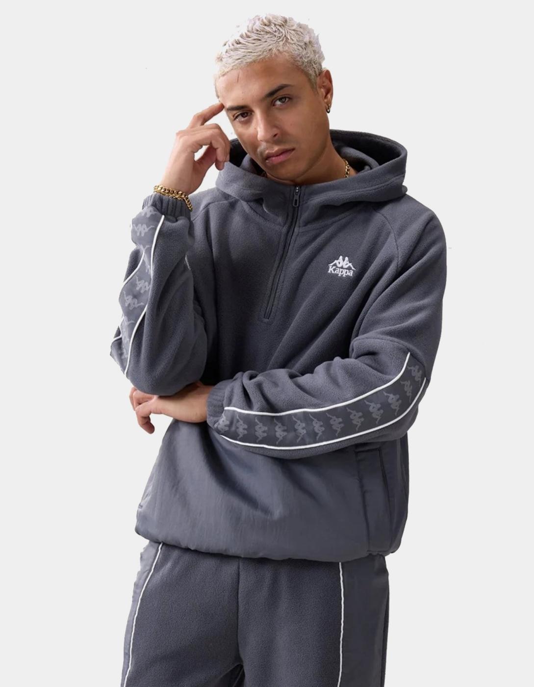 Forro Polar KAPPA ORSONS - Grey Charcoal/White Natural