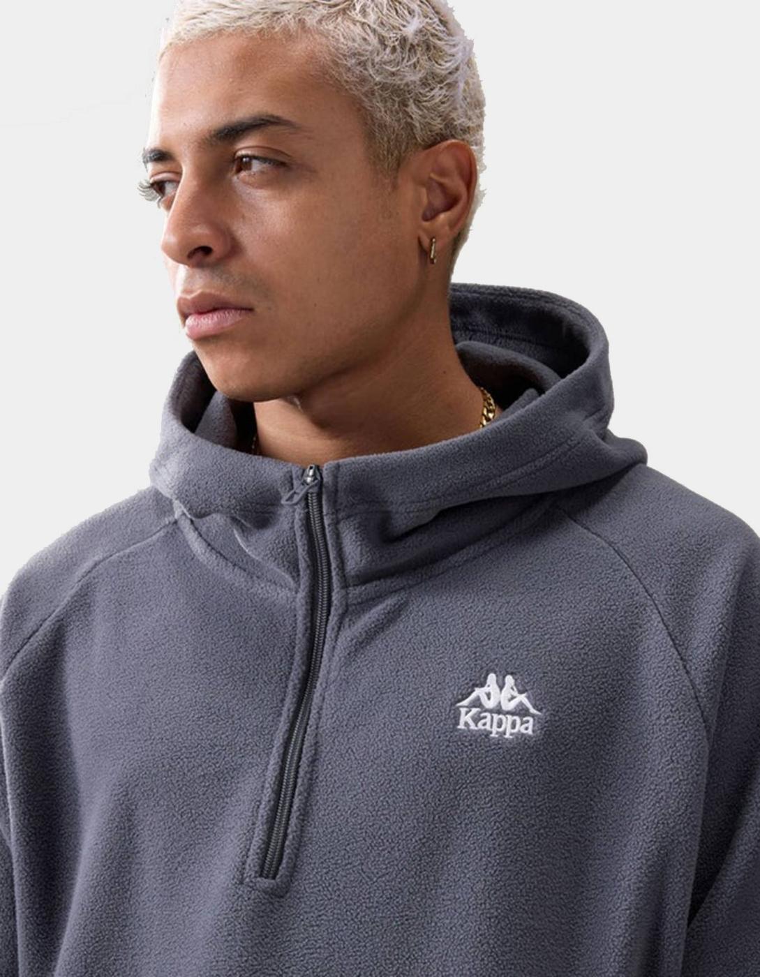 Forro Polar KAPPA ORSONS - Grey Charcoal/White Natural