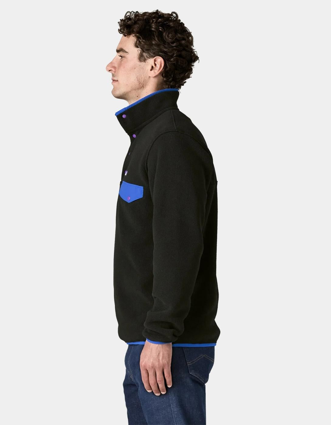 Forro Polar LW SYNCH SNAP - Black/Blue