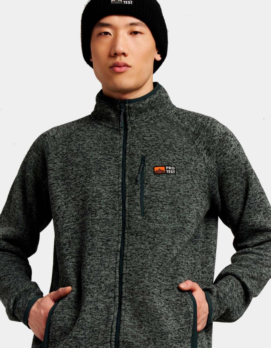 Forro Polar PROTEST MANO - Evergreen