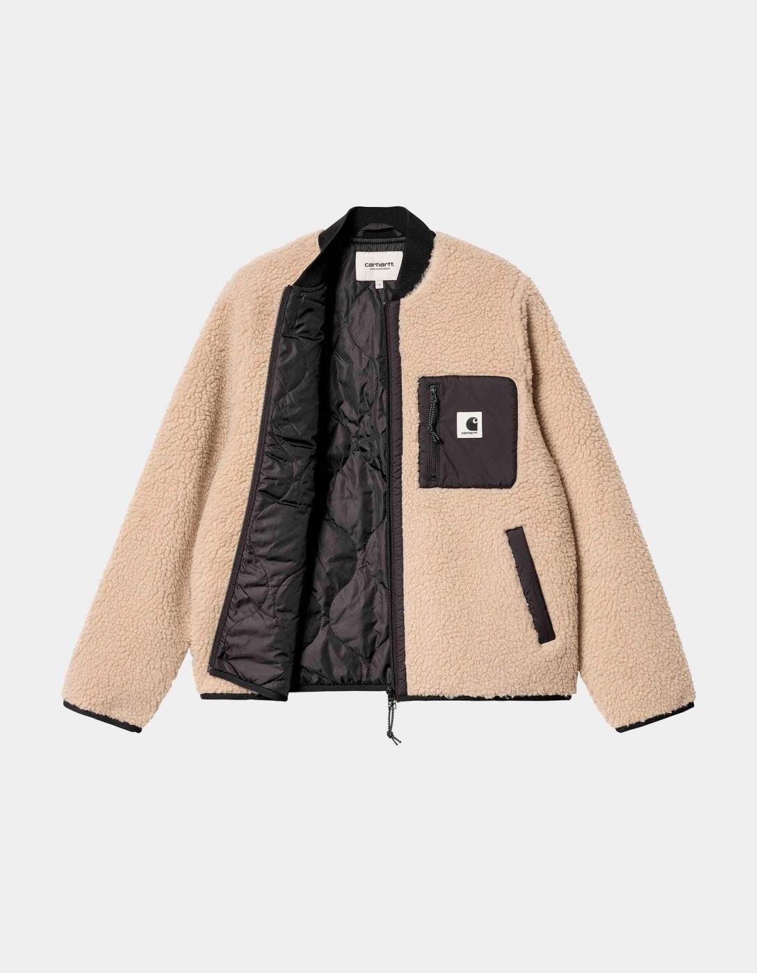 Forro Polar W' JANET LINER - Fleur De Sel / Black