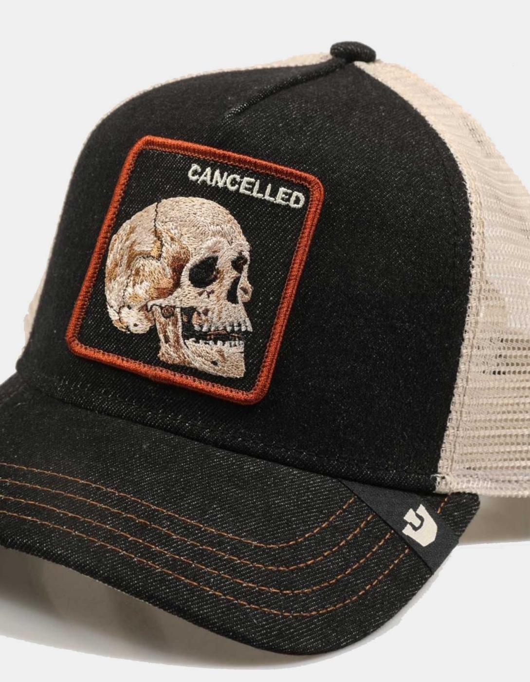 Gorra GOORIN BROS DENIM SKULL - Dark Denim