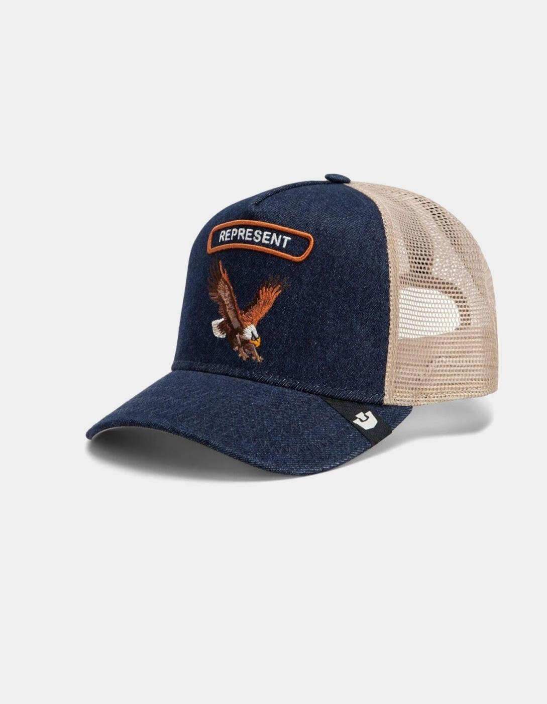 Gorra GOORIN BROS REPRESENT DENIM ROCKER - Denim