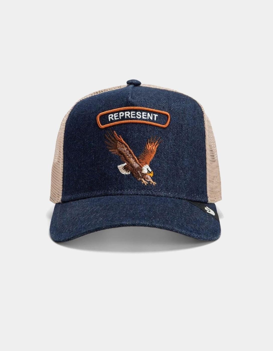 Gorra GOORIN BROS REPRESENT DENIM ROCKER - Denim