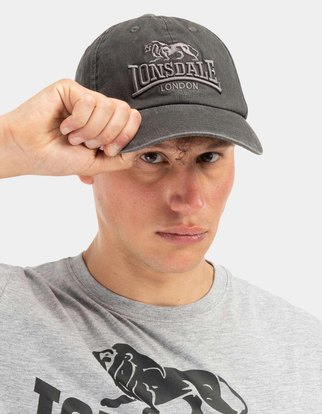 Gorra LONSDALE EASTBURN - Washed Grey