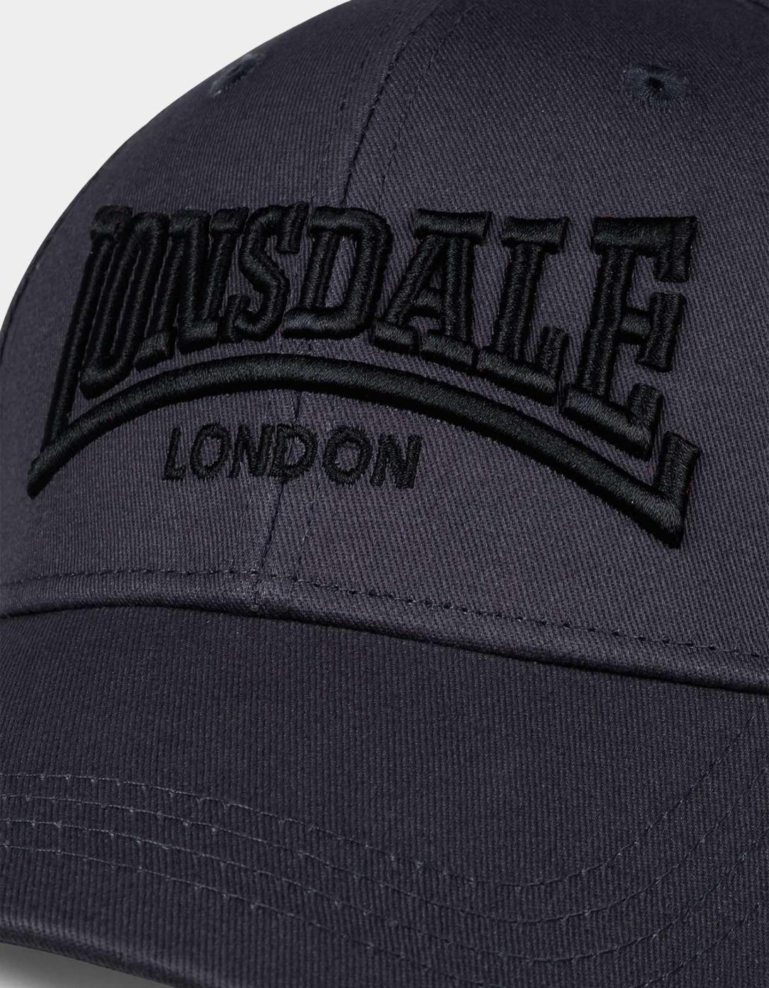 Gorra LONSDALE FLIXTON - Dark Grey/Black