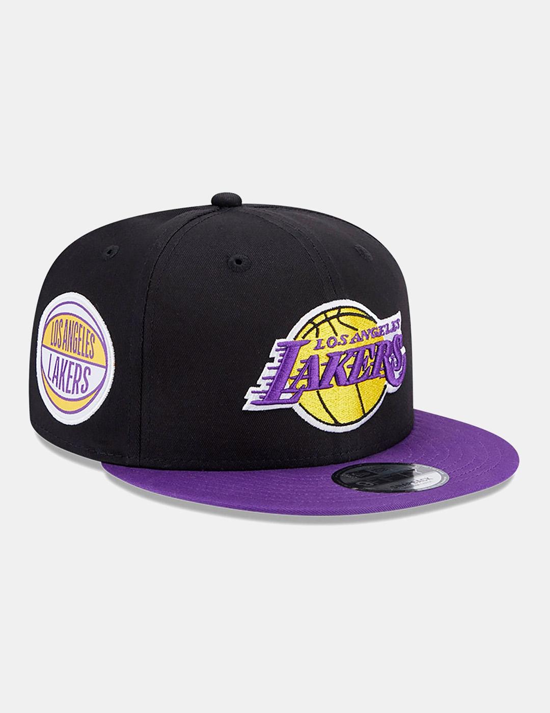 Gorra NEW ERA 950 CONTRAST SIDE PATCH LAKERS - Black/Purpl