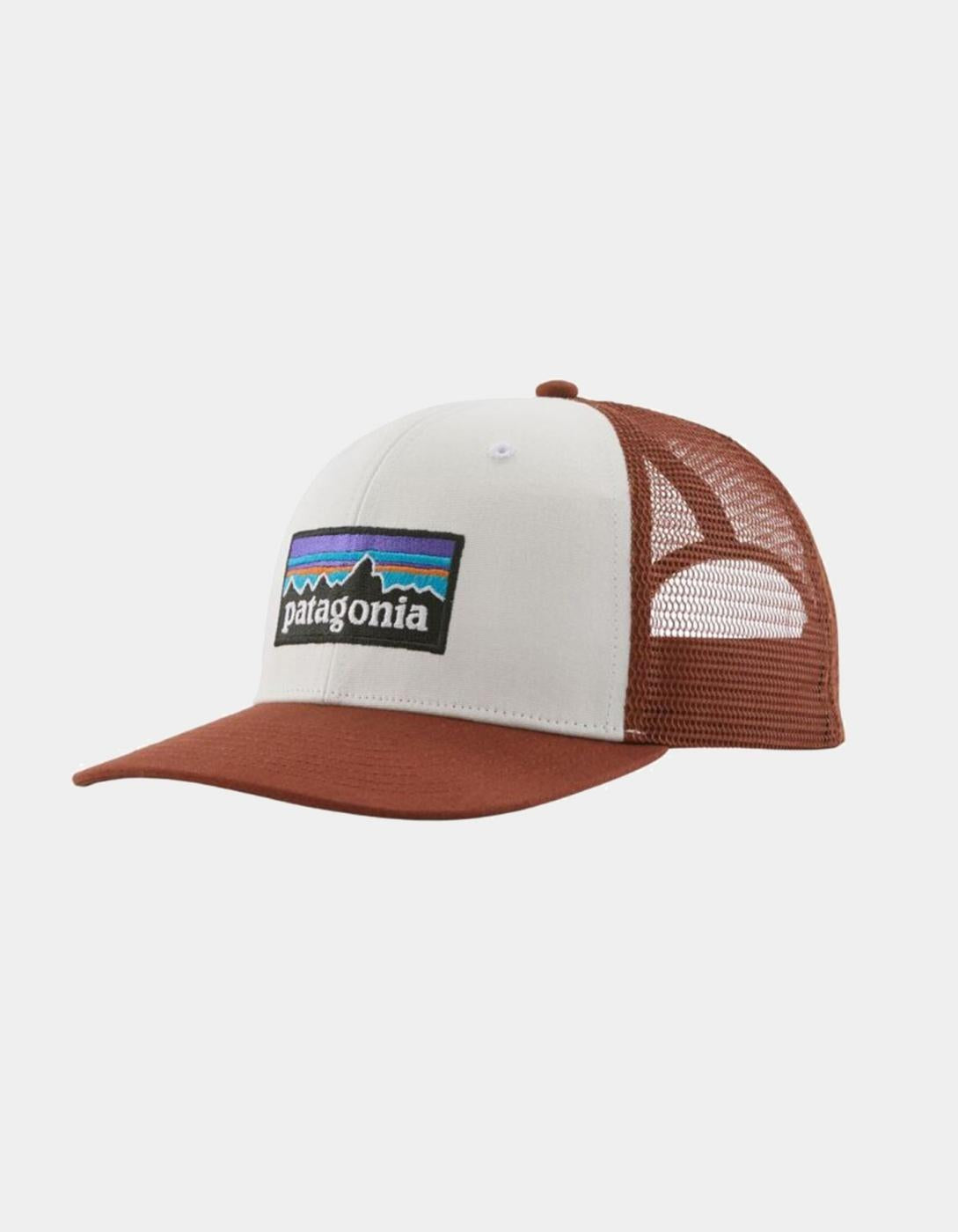 Gorra PATAGONIA P-6 LOGO TRUCKER  - White/Rusty Red
