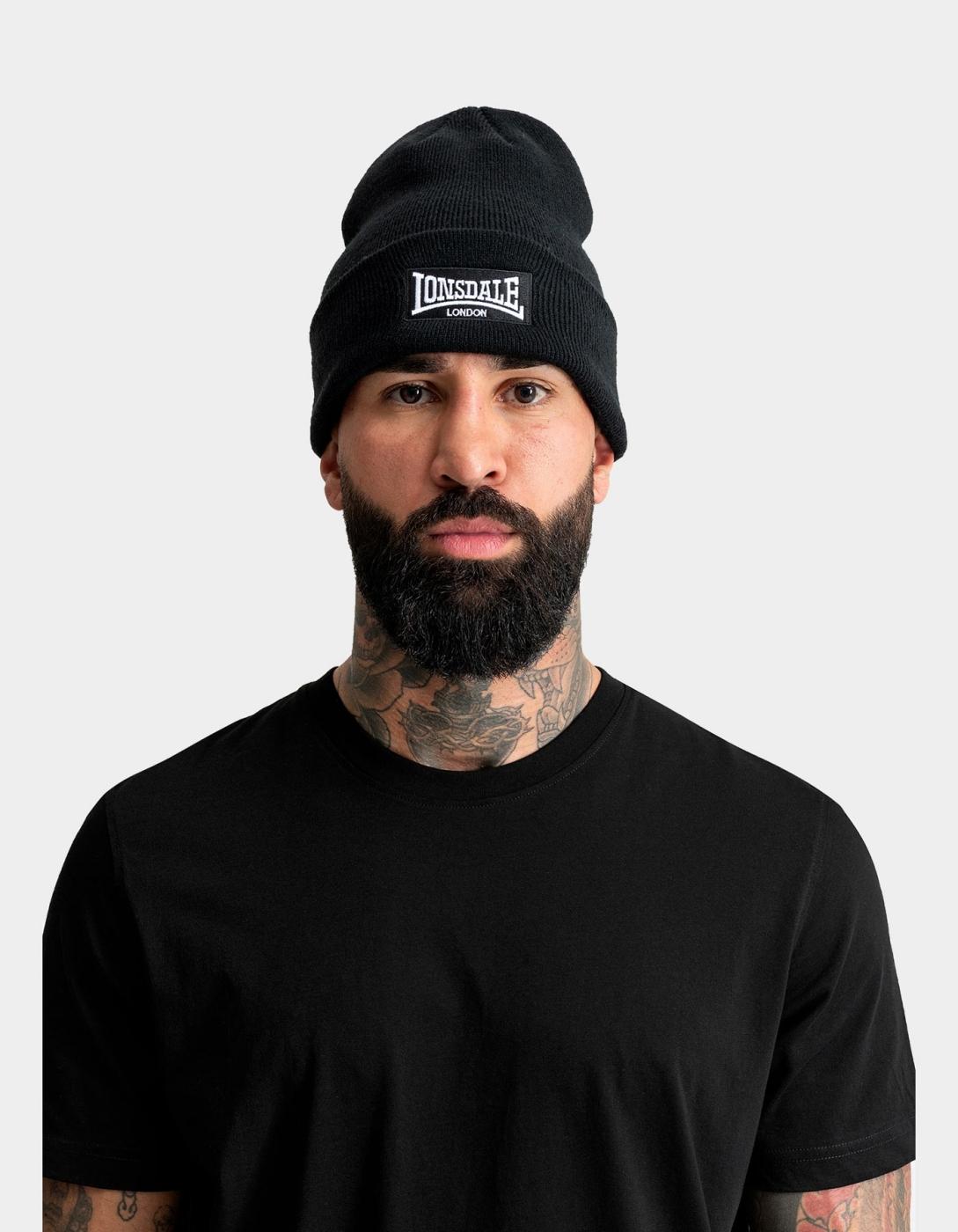 Gorro LONSDALE SNITTER - Black/White