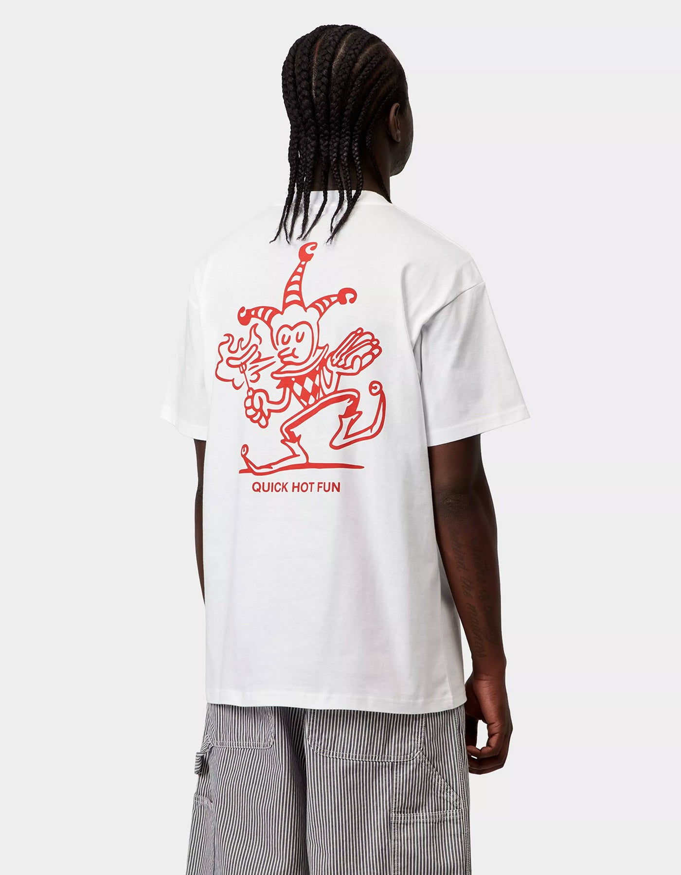 Camiseta CARHARTT WIP HARLEQUIN BBQ - White