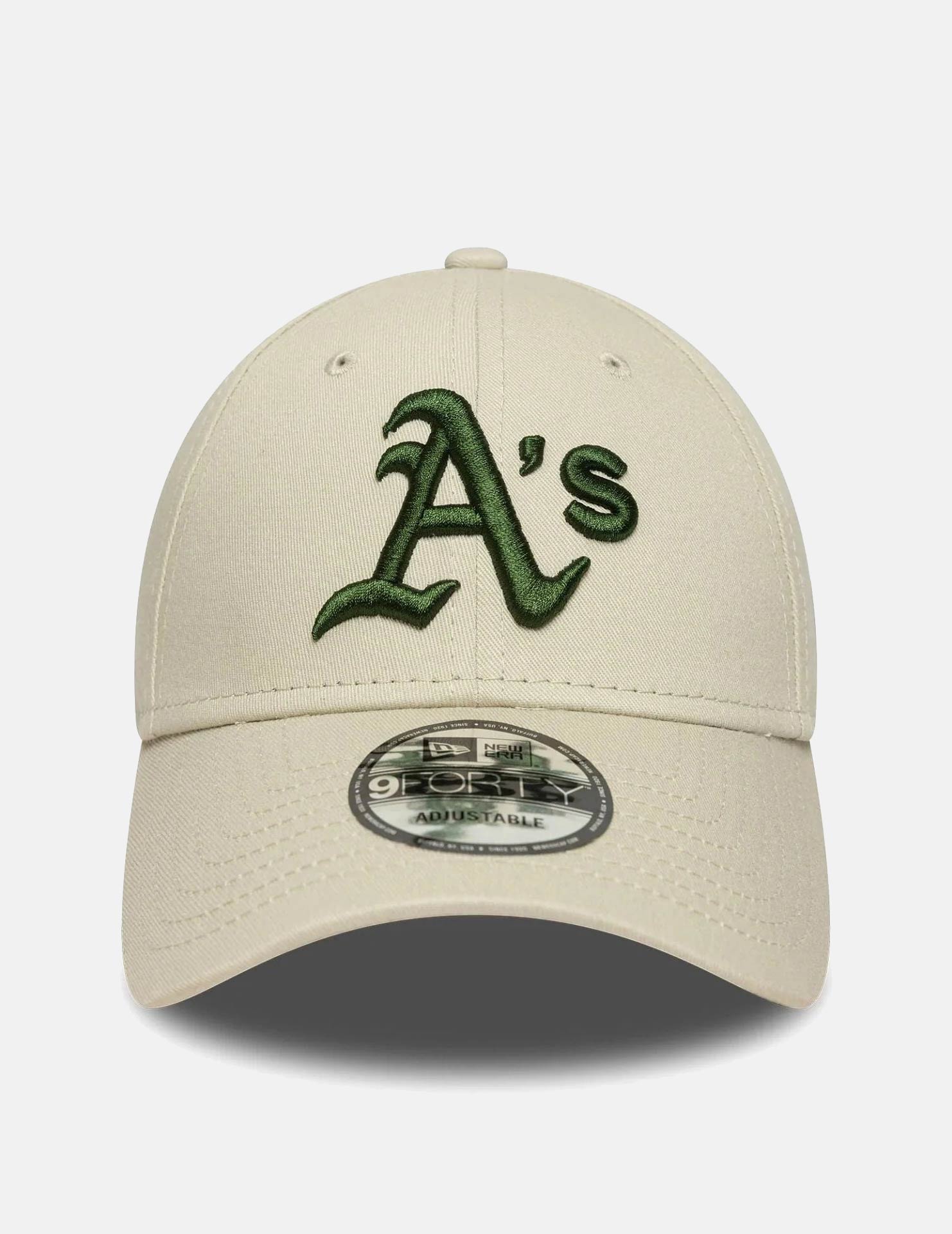 Gorra NEW ERA 940 LEAGUE ESSENTIAL OAKATH  - Light Beige