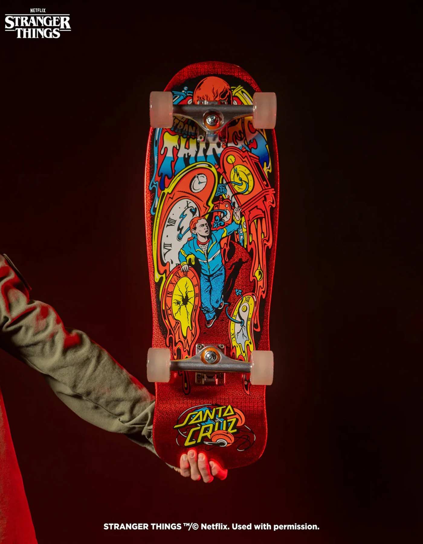 Tabla Skate SANTA CRUZ X STRANGER THINGS GRABKE 9.7'