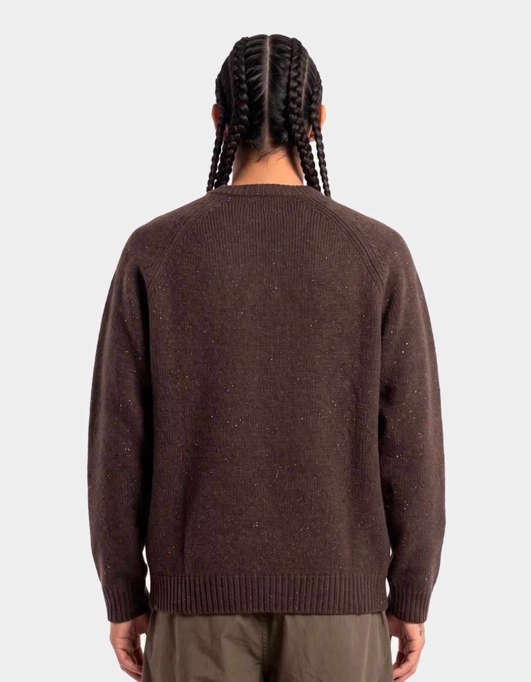 Jersey CARHARTT WIP ANGLISTIC - Speckled Tobacco
