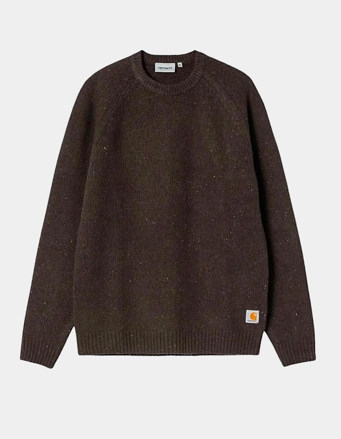 Jersey CARHARTT WIP ANGLISTIC - Speckled Tobacco