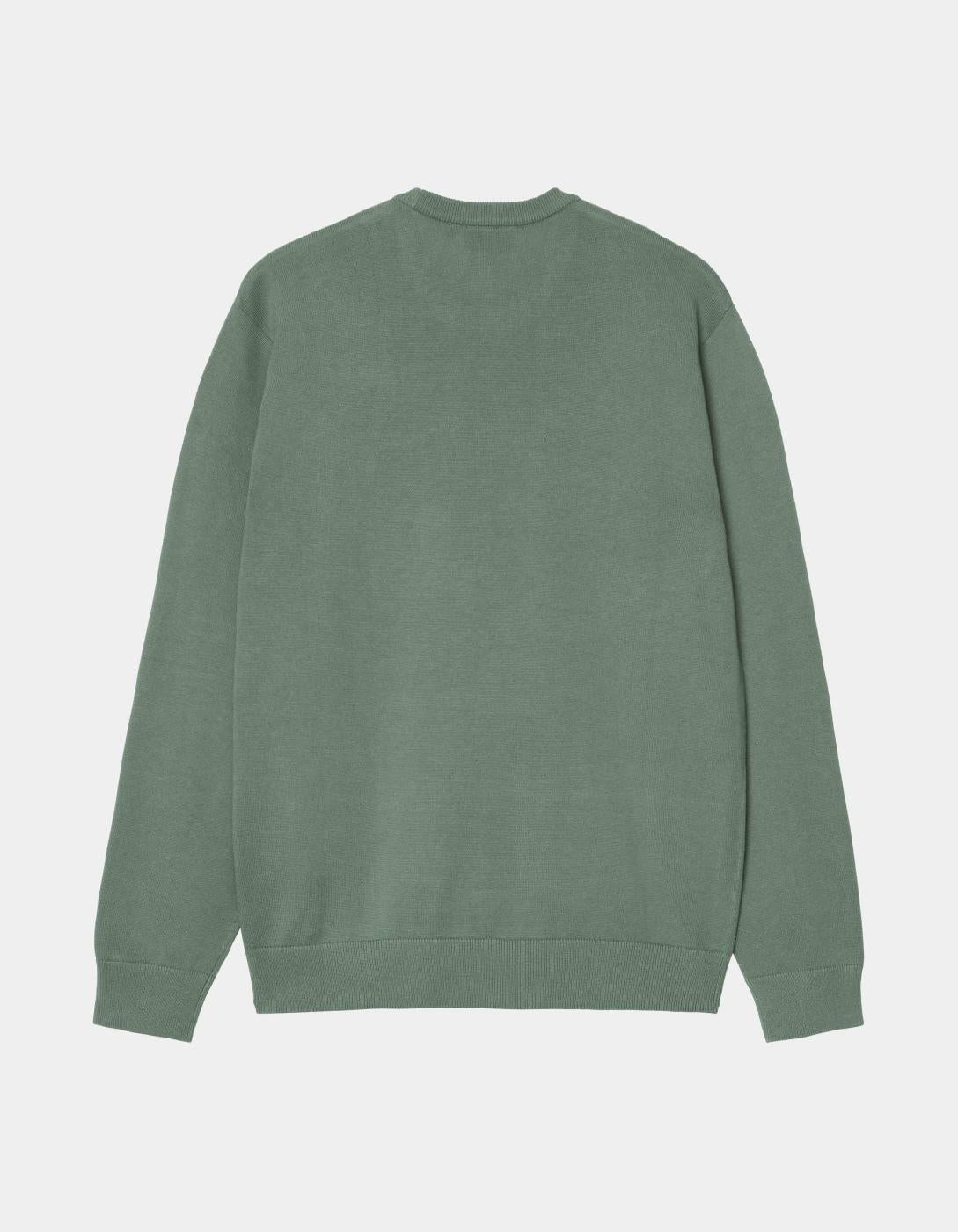 Jersey CARHARTT WIP MADISON - Silver Pine / White