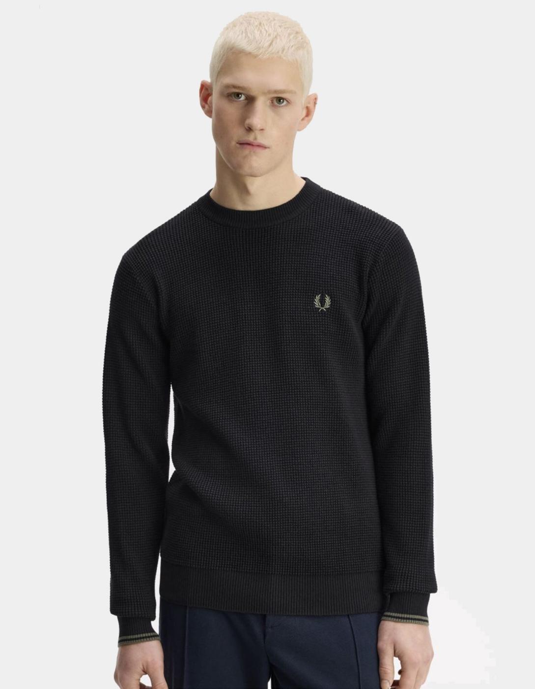 Jersey FRED PERRY K6507 - Black